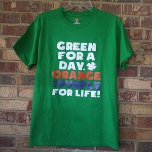 Clemson Tiger Saint Patrick Day Graphic Tshirt Size Medium